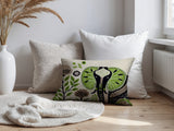 Issa Elephant Reversible Indoor/Outdoor Lumbar Pillow in Chartreuse - Size 25x18