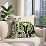 Issa Elephant Reversible Indoor/Outdoor Lumbar Pillow