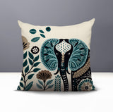 Issa Elephant Reversible Indoor/Outdoor Square Pillow