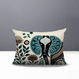 Issa Elephant Reversible Indoor/Outdoor Lumbar Pillow