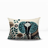 Issa Elephant Reversible Indoor/Outdoor Lumbar Pillow