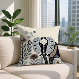 Issa Elephant Reversible Indoor/Outdoor Lumbar Pillow