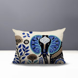 Issa Elephant Reversible Indoor/Outdoor Lumbar Pillow