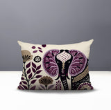 Issa Elephant Reversible Indoor/Outdoor Lumbar Pillow