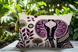 Issa Elephant Reversible Indoor/Outdoor Lumbar Pillow