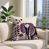 Issa Elephant Reversible Indoor/Outdoor Lumbar Pillow