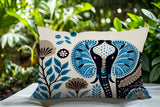 Issa Elephant Reversible Indoor/Outdoor Lumbar Pillow