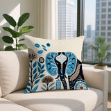 Issa Elephant Reversible Indoor/Outdoor Lumbar Pillow