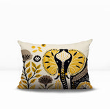 Issa Elephant Reversible Indoor/Outdoor Lumbar Pillow