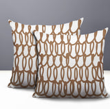 Iva Scribbles 2 Sets Indoor/Outdoor Reversible Square Pillow