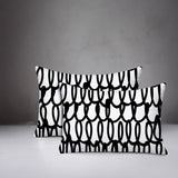 Iva Scribbles 2 Sets Indoor/Outdoor Reversible Rectangular Pillow