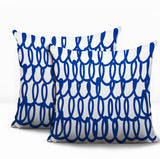 Iva Scribbles 2 Sets Indoor/Outdoor Reversible Square Pillow