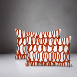 Iva Scribbles 2 Sets Indoor/Outdoor Reversible Rectangular Pillow