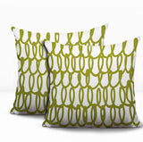 Iva Scribbles 2 Sets Indoor/Outdoor Reversible Square Pillow