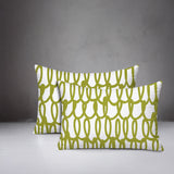 Iva Scribbles 2 Sets Indoor/Outdoor Reversible Rectangular Pillow