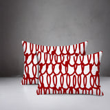 Iva Scribbles 2 Sets Indoor/Outdoor Reversible Rectangular Pillow