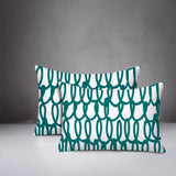 Iva Scribbles 2 Sets Indoor/Outdoor Reversible Rectangular Pillow