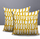 Iva Scribbles 2 Sets Indoor/Outdoor Reversible Square Pillow