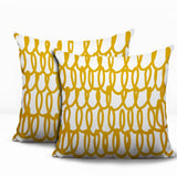 Iva Scribbles 2 Sets Indoor/Outdoor Reversible Square Pillow