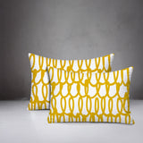 Iva Scribbles 2 Sets Indoor/Outdoor Reversible Rectangular Pillow
