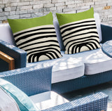 Izzy Spun Polyester Lumbar Indoor/Outdoor Throw Pillow