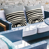Izzy Spun Polyester Lumbar Indoor/Outdoor Throw Pillow