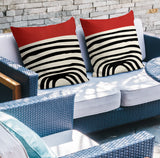 Izzy Spun Polyester Lumbar Indoor/Outdoor Throw Pillow