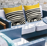 Izzy Spun Polyester Lumbar Indoor/Outdoor Throw Pillow