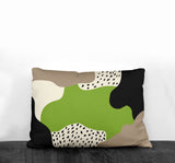 Jada Spun Polyester Lumbar Indoor/Outdoor Throw Pillow