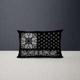 Jade Blend Lumbar Indoor/Outdoor Throw Pillow