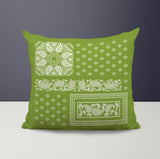 Jade Square Indoor/Outdoor Throw Pillow