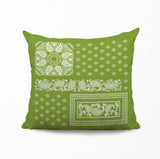 Jade Square Indoor/Outdoor Throw Pillow