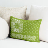 Jade Blend Lumbar Indoor/Outdoor Throw Pillow