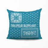 Jade Square Indoor/Outdoor Throw Pillow