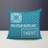 Jade Square Indoor/Outdoor Throw Pillow