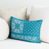 Jade Square Indoor/Outdoor Throw Pillow