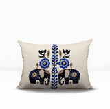 Jadi Elephant Reversible Indoor/Outdoor Lumbar Pillow