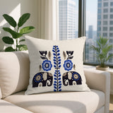 Jadi Elephant Reversible Indoor/Outdoor Lumbar Pillow