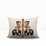 Jadi Elephant Reversible Indoor/Outdoor Lumbar Pillow