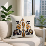 Jadi Elephant Reversible Indoor/Outdoor Lumbar Pillow