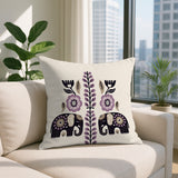 Jadi Elephant Reversible Indoor/Outdoor Lumbar Pillow