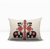 Jadi Elephant Reversible Indoor/Outdoor Lumbar Pillow