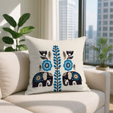 Jadi Elephant Reversible Indoor/Outdoor Lumbar Pillow
