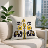 Jadi Elephant Reversible Indoor/Outdoor Lumbar Pillow