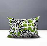 Jae Floral Reversible Indoor/Outdoor Rectangle Pillow