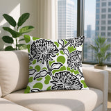 Jae Floral Reversible Indoor/Outdoor Square Pillow