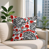 Jae Floral Reversible Indoor/Outdoor Square Pillow