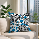 Jae Floral Reversible Indoor/Outdoor Square Pillow