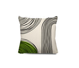 Jagero Abstract Spun Polyester Square Indoor/Outdoor Throw Pillow