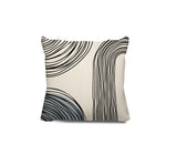Jagero Abstract Spun Polyester Square Indoor/Outdoor Throw Pillow